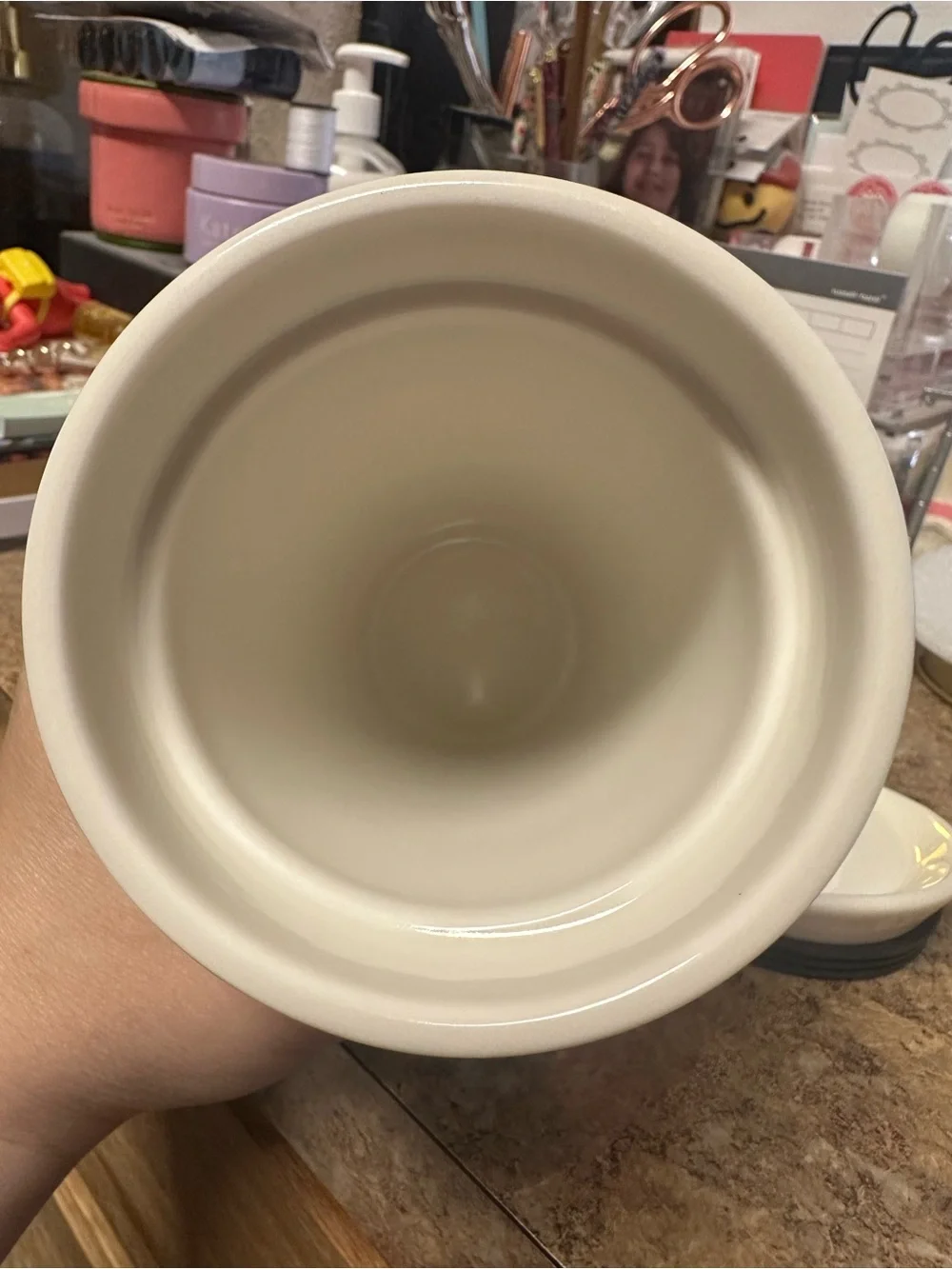 Starbucks Boy Painter Double Wall Traveler 12 Oz